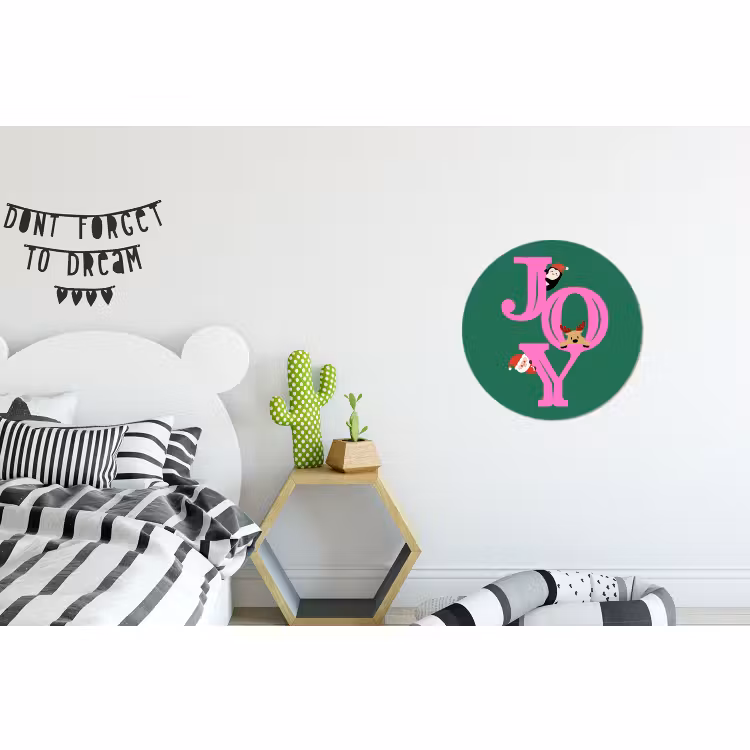 Joy - Kerst - Animatie - Roze - Groen — 5