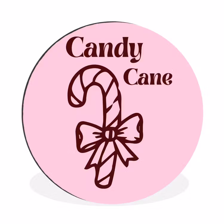 Kerst - Snoep - Tekst - Bruin - Roze — 1