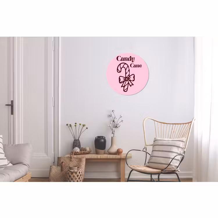 Kerst - Snoep - Tekst - Bruin - Roze — 2