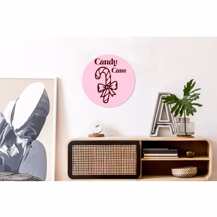 Kerst - Snoep - Tekst - Bruin - Roze — 3