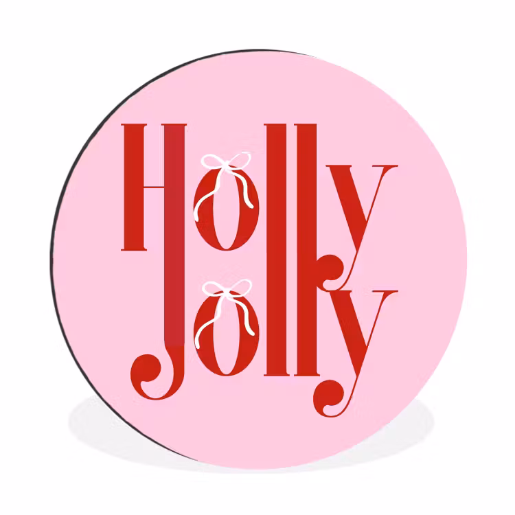 Kerst - Tekst - Rood - Roze — 1