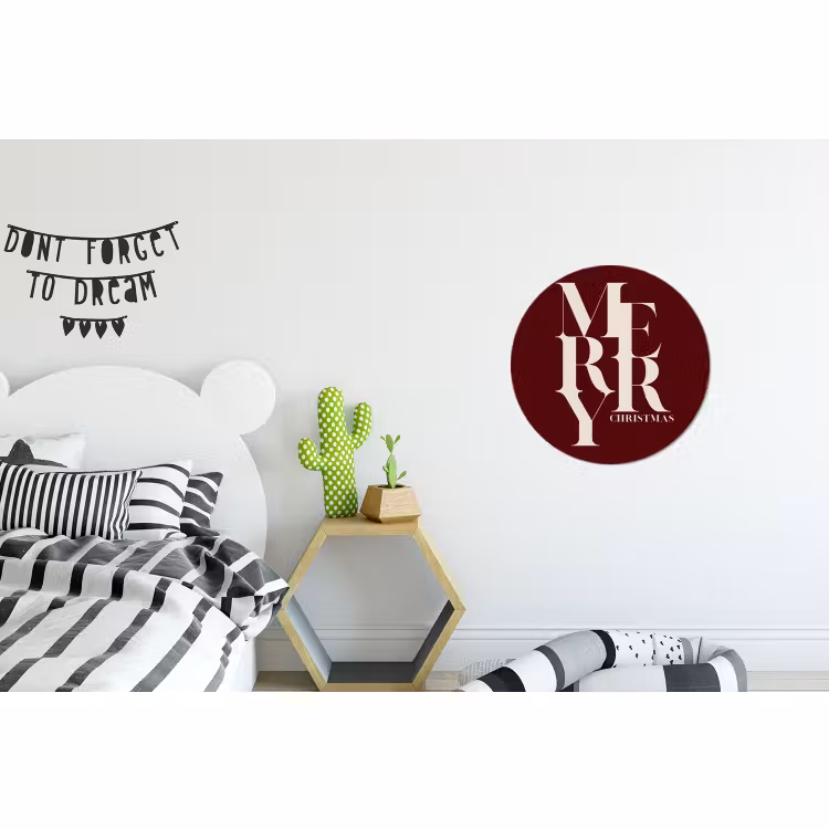 Merry - Tekst - Donker - Rood — 5