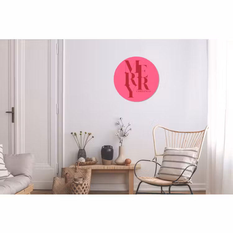 Merry - Tekst - Kerst - Roze — 2