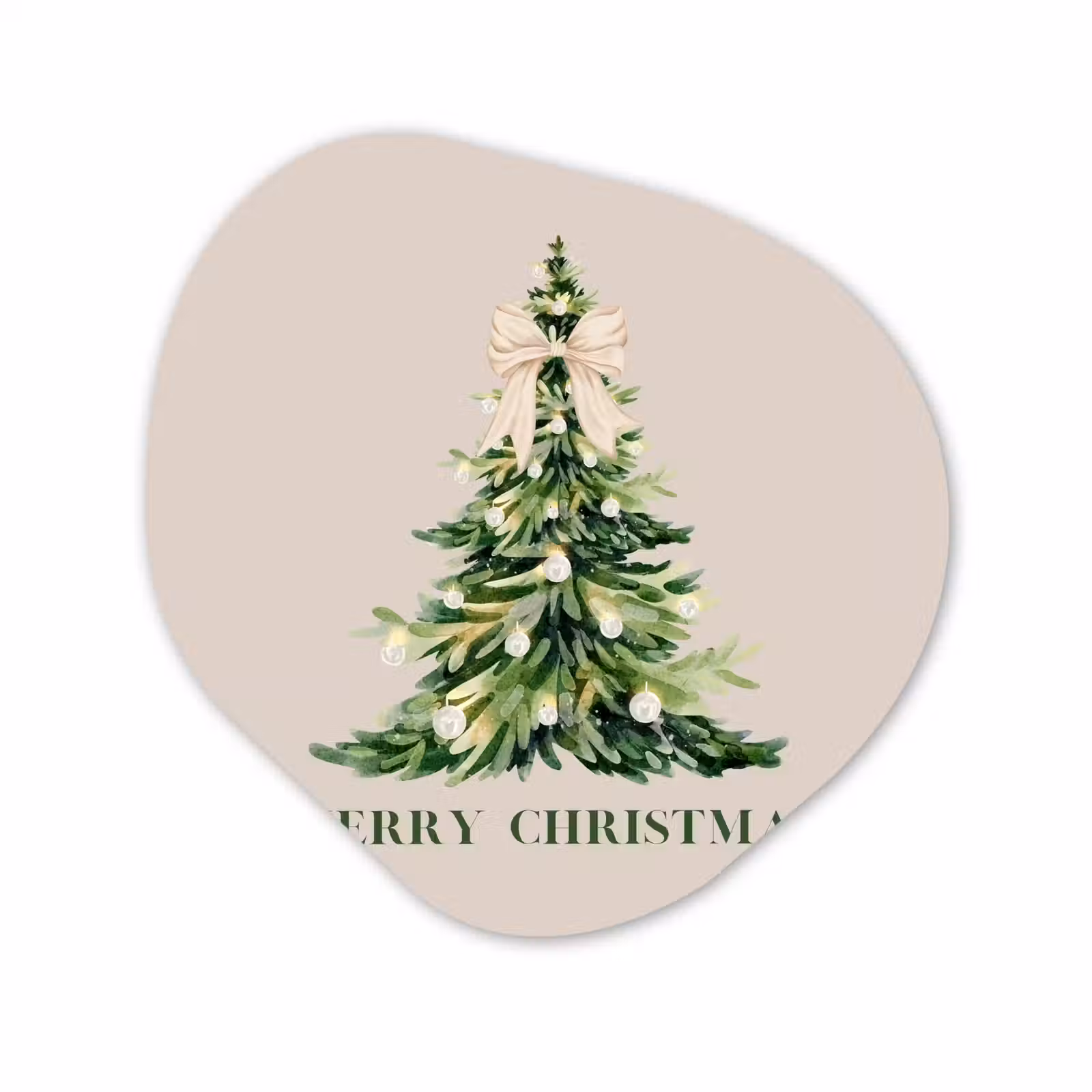 Organisch schilderij forex - Kerst - Kerstboom - Tekst — 1
