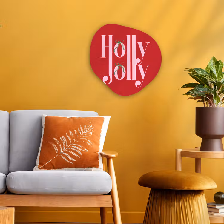 Organisch schilderij forex - Kerst - Roze - Rood - Tekst — 3