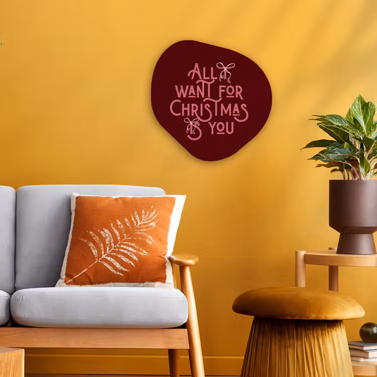 Organisch schilderij forex - Tekst - Kerst - Rood - Roze — 3