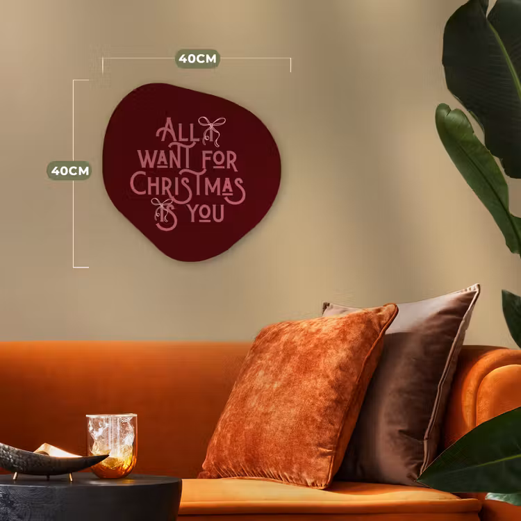 Organisch schilderij forex - Tekst - Kerst - Rood - Roze — 4