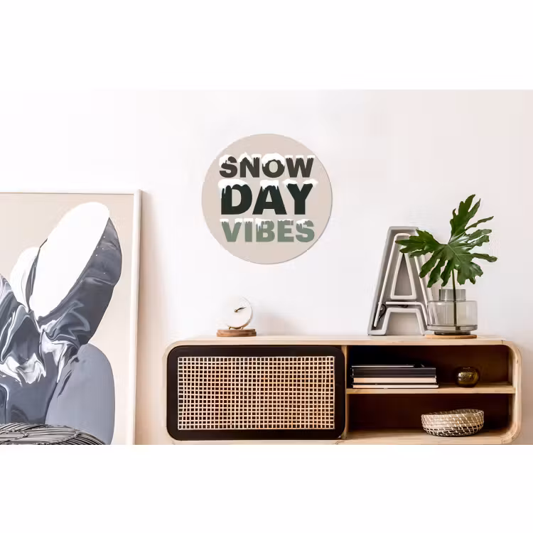Sneeuw - Tekst - Kerst - Beige — 3