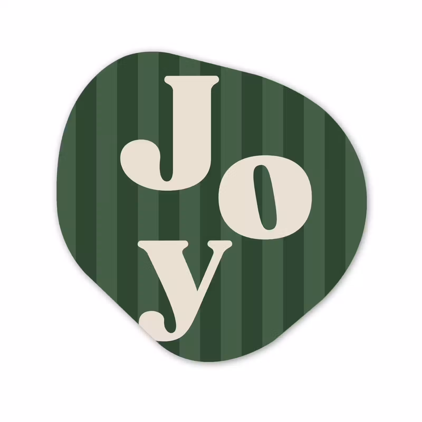 Organisch schilderij forex - Joy - Kerst - Tekst - Groen — 1