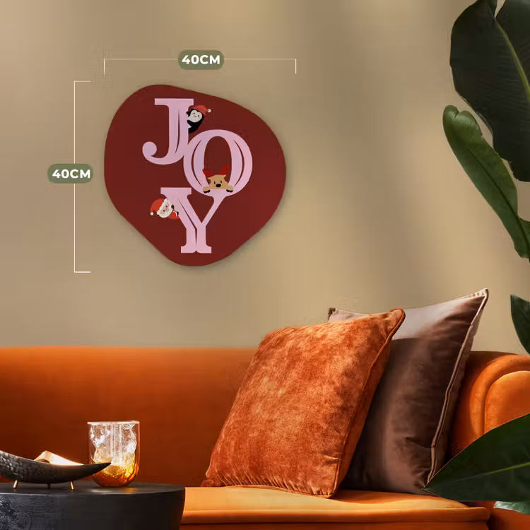 Organisch schilderij forex - Joy - Kerst - Animatie - Rood - Roze — 4