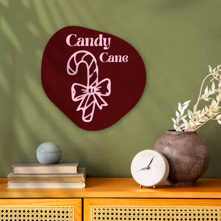 Organisch schilderij forex - Kerst - Snoep - Tekst - Roze — 2