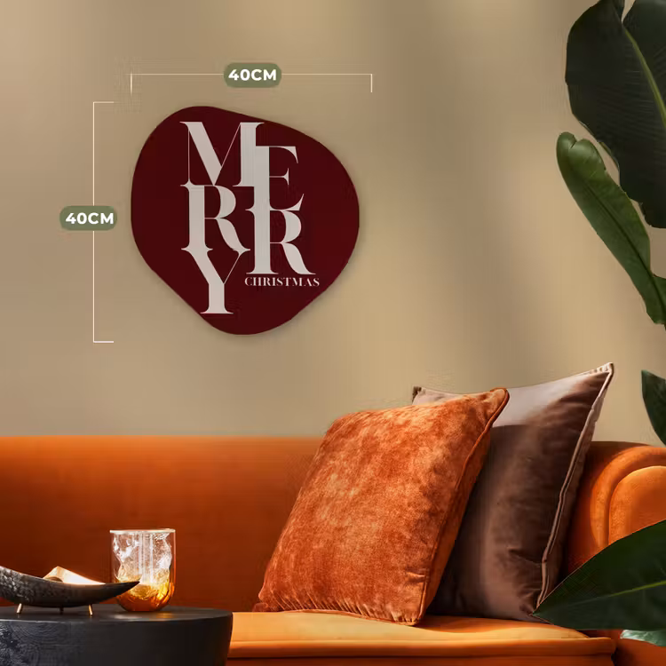 Organisch schilderij forex - Merry - Tekst - Donker - Rood — 4