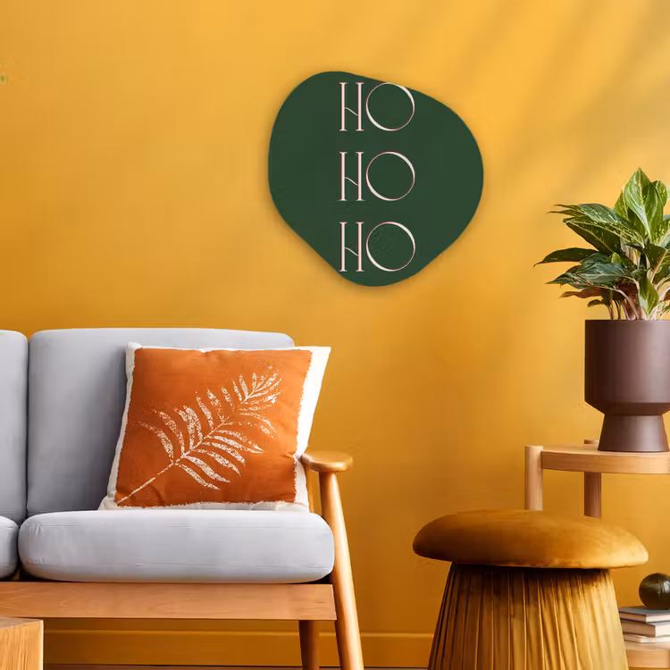 Organisch schilderij forex - Tekst - Kerst - Modern - Groen — 3