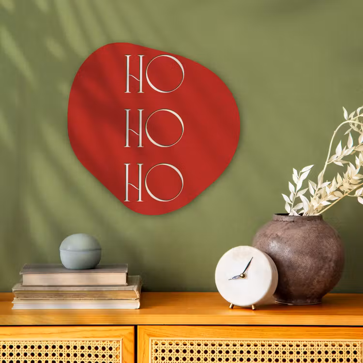 Organisch schilderij forex - Tekst - Kerst - Modern - Rood — 2