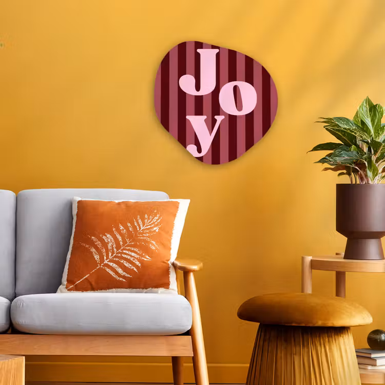 Organisch schilderij forex - Joy - Kerst - Tekst - Roze — 3