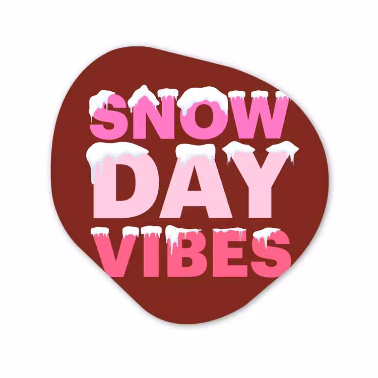 Organisch schilderij forex - Kerst - Tekst - Sneeuw - Rood - Roze — 1