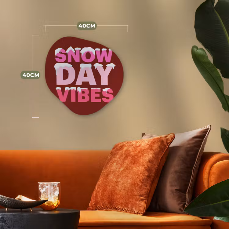 Organisch schilderij forex - Kerst - Tekst - Sneeuw - Rood - Roze — 4