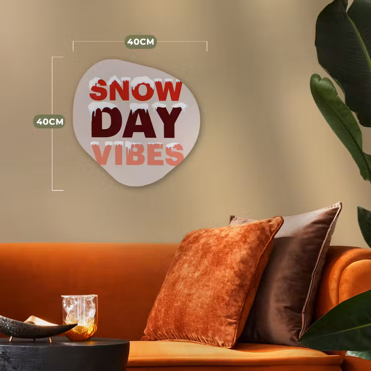 Organisch schilderij forex - Sneeuw - Kerst - Tekst - Rood — 4