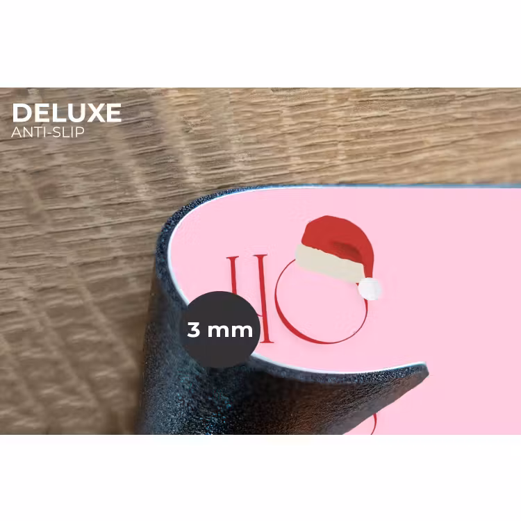 Placemat - 6 stuks - Kerst - Tekst - Roze - Illustratie — 4