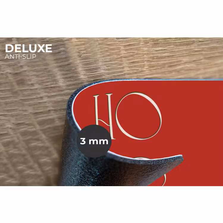 Placemat - 6 stuks - Tekst - Kerst - Modern - Rood — 4