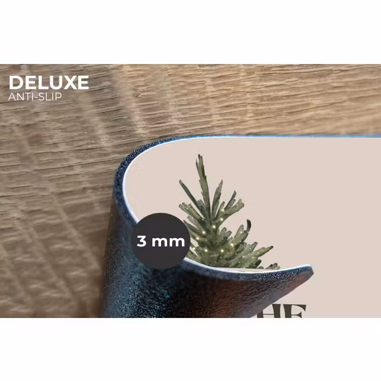 Placemat - 6 stuks - Kerst - Tekst - Kerstboom - Beige — 4