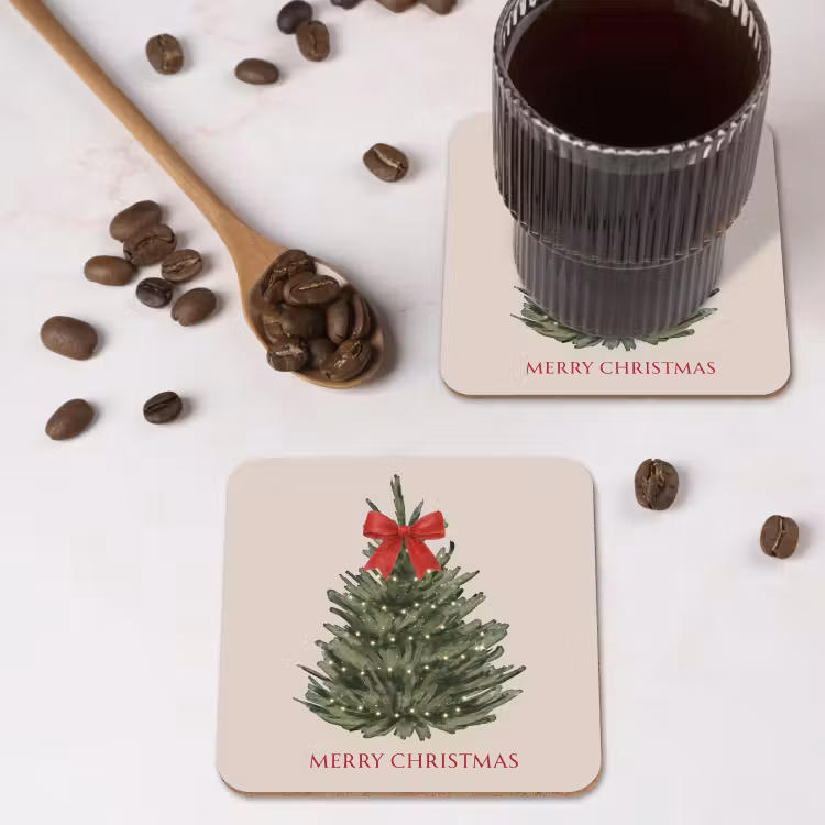 Onderzetter - Tekst - Kerst - Kerstboom — 4