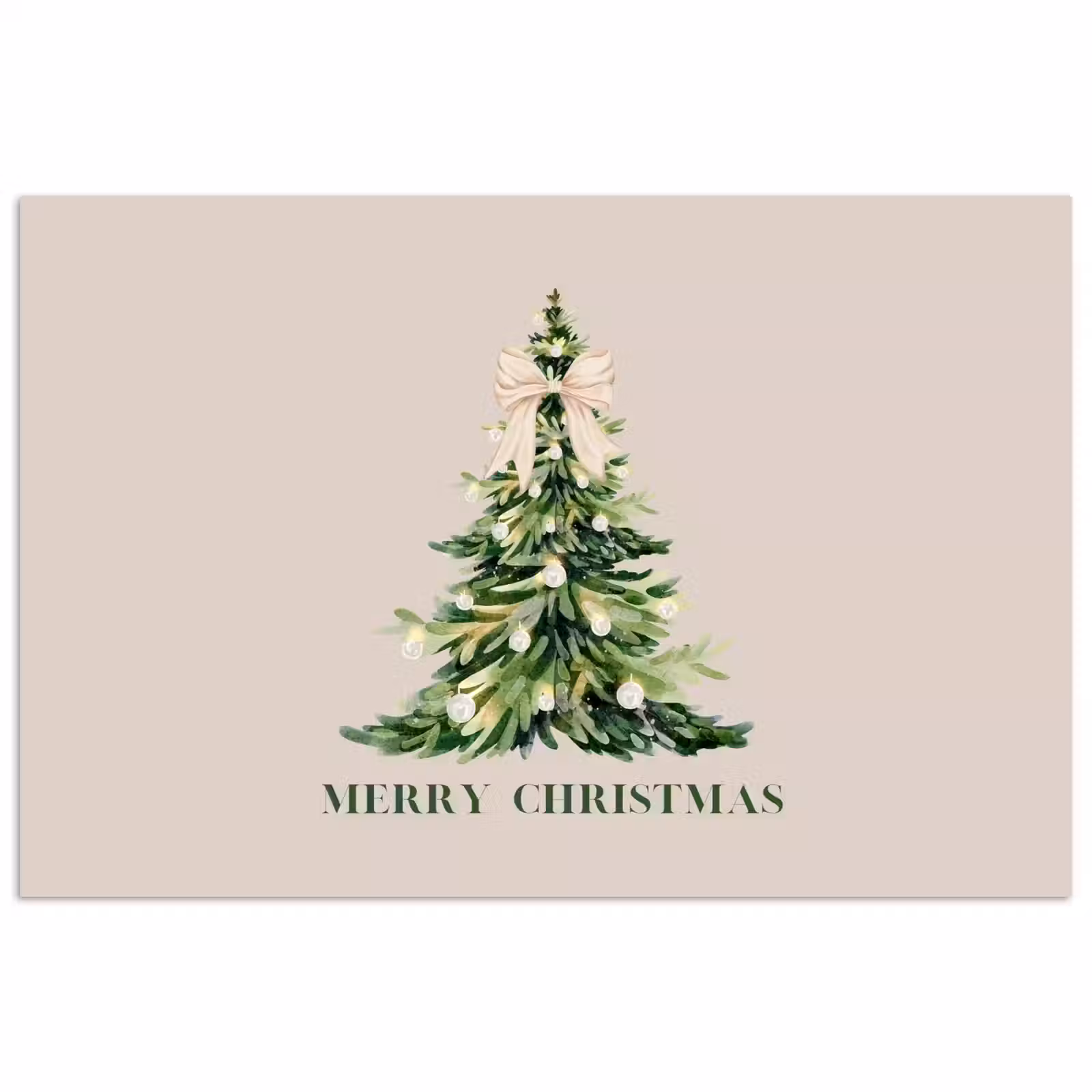 Poster - Kerst - Kerstboom - Tekst — 1