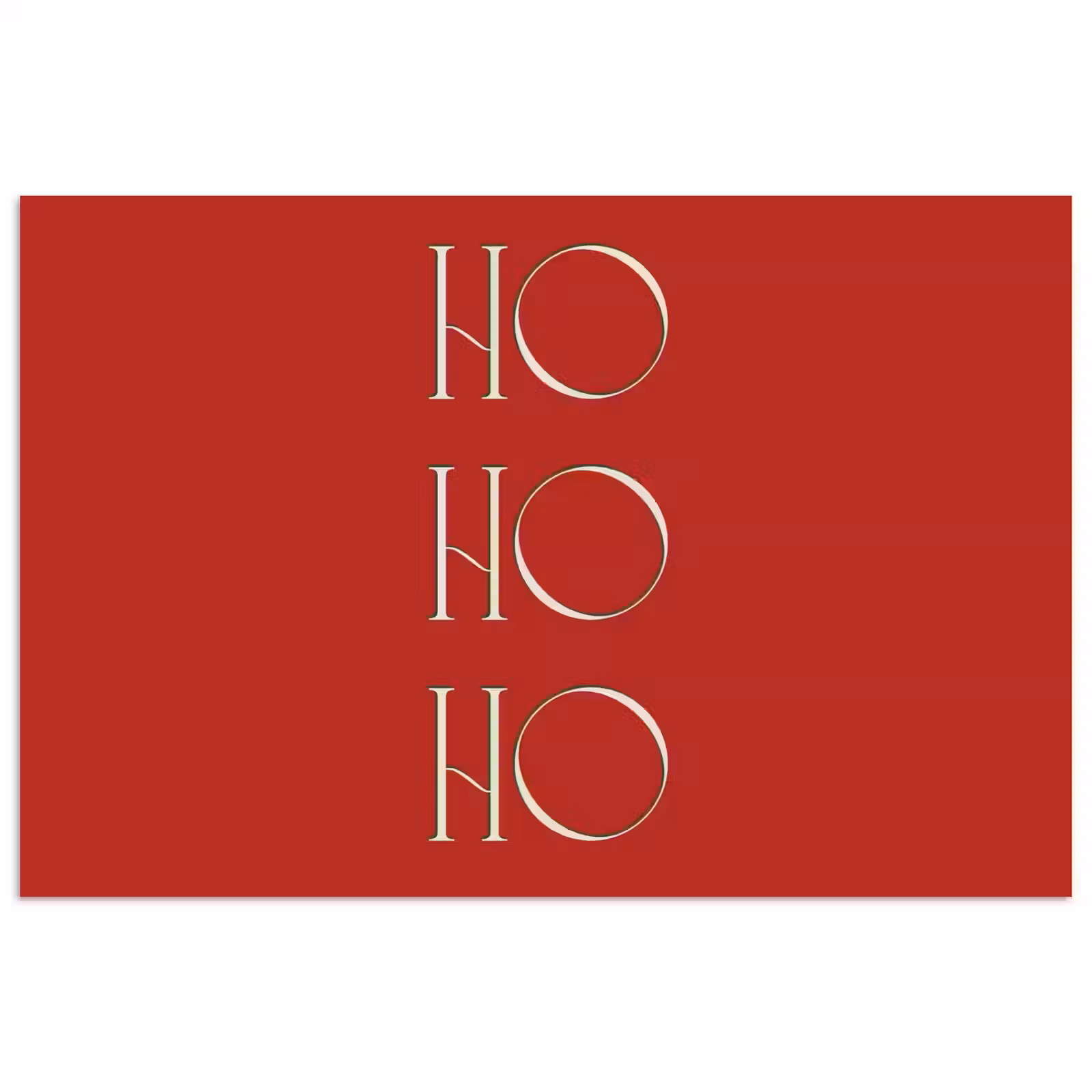 Poster - Tekst - Kerst - Modern - Rood — 1