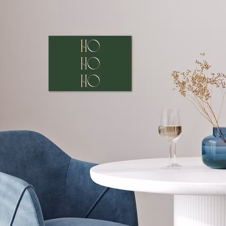 Poster - Tekst - Kerst - Modern - Groen — 4