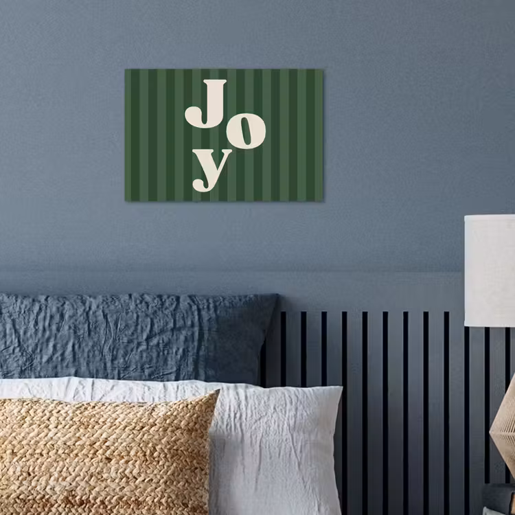 Poster - Joy - Kerst - Tekst - Groen — 3