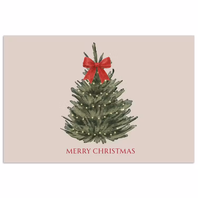 Poster - Tekst - Kerst - Kerstboom — 1