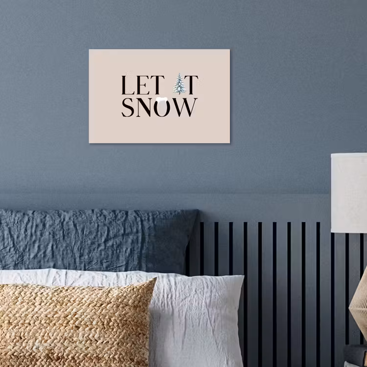 Poster - Tekst - Kerst - Sneeuw — 3