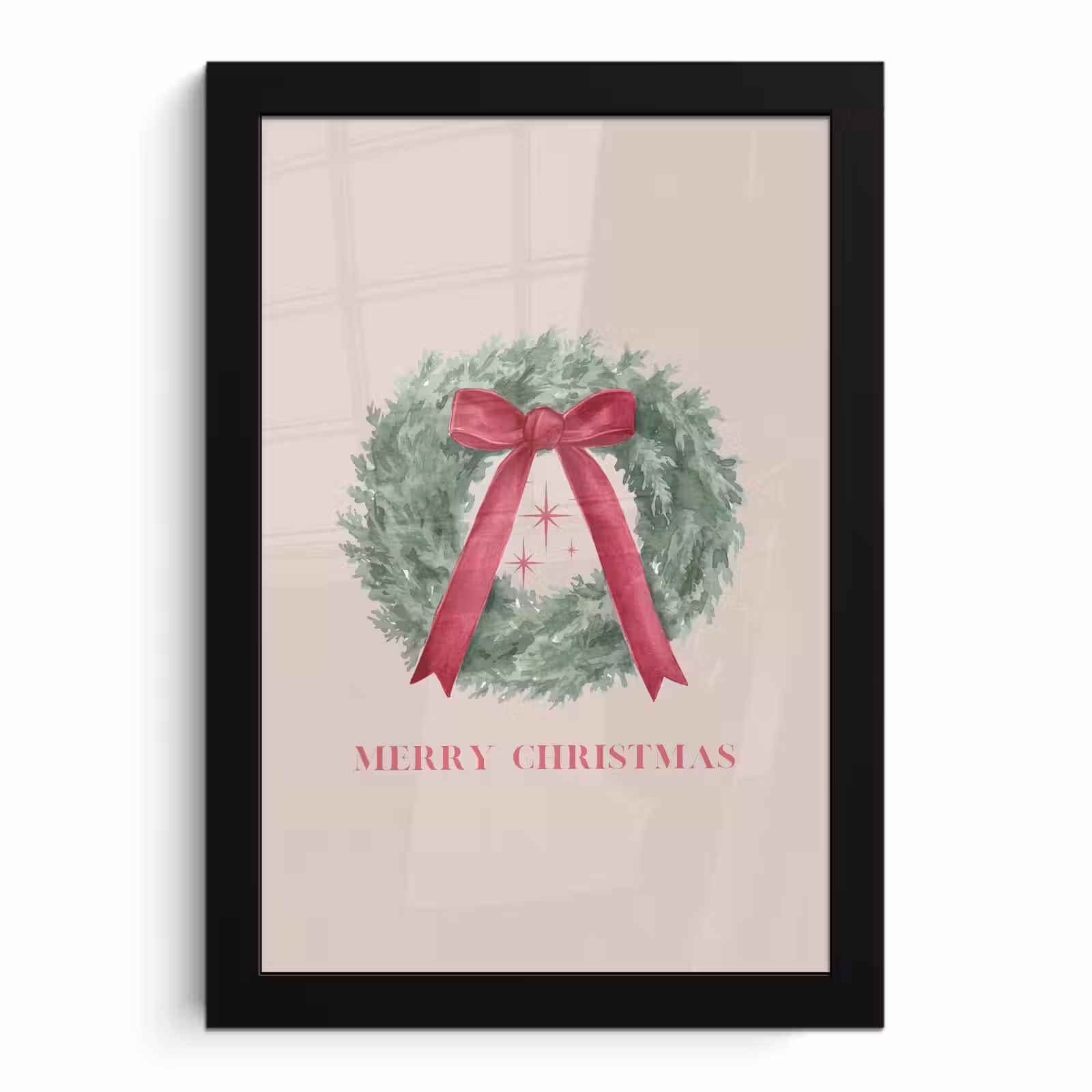 Poster met lijst - Winter - Kerst - Tekst — 1