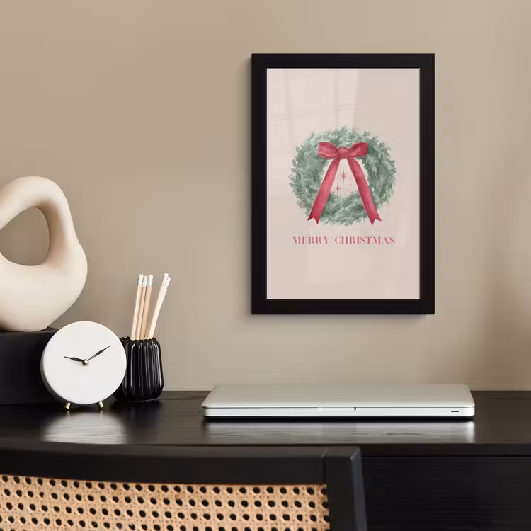 Poster met lijst - Winter - Kerst - Tekst — 3