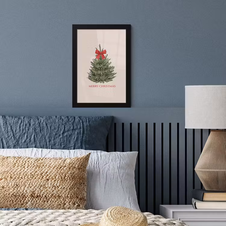 Poster met lijst - Tekst - Kerst - Kerstboom — 4