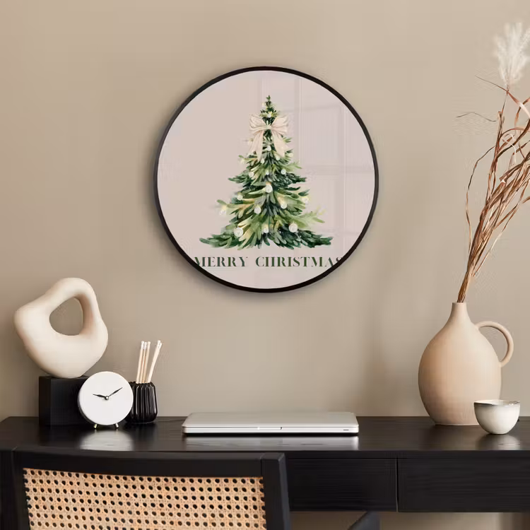 Ronde fotolijst - Kerst - Kerstboom - Tekst — 3