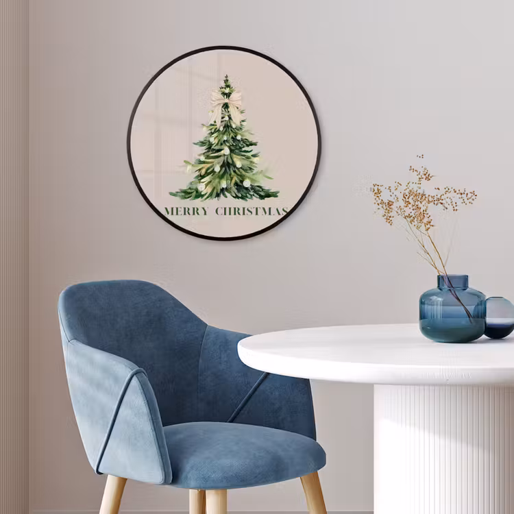 Ronde fotolijst - Kerst - Kerstboom - Tekst — 4