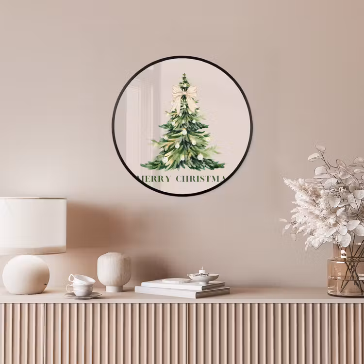 Ronde fotolijst - Kerst - Kerstboom - Tekst — 5