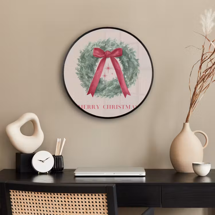 Ronde fotolijst - Winter - Kerst - Tekst — 3