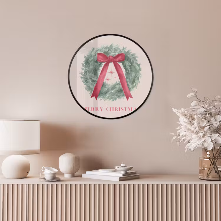 Ronde fotolijst - Winter - Kerst - Tekst — 5