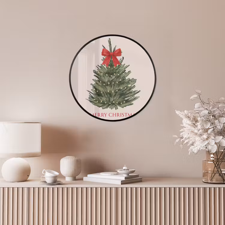 Ronde fotolijst - Tekst - Kerst - Kerstboom — 5