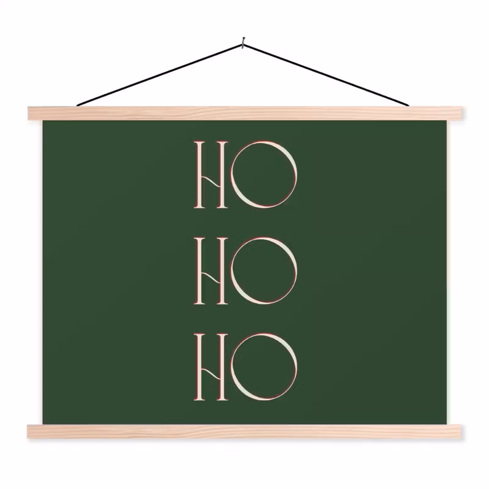 Schoolplaat - Tekst - Kerst - Modern - Groen — 1