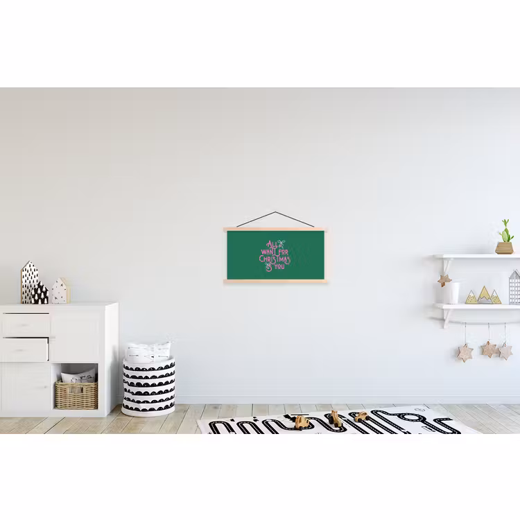 Schoolplaat - Kerst - Tekst - Roze - Groen — 3