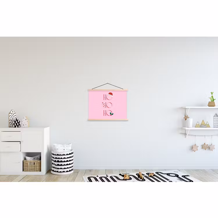 Schoolplaat - Kerst - Tekst - Roze - Illustratie — 3