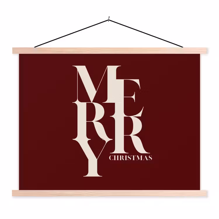 Schoolplaat - Merry - Tekst - Donker - Rood — 1