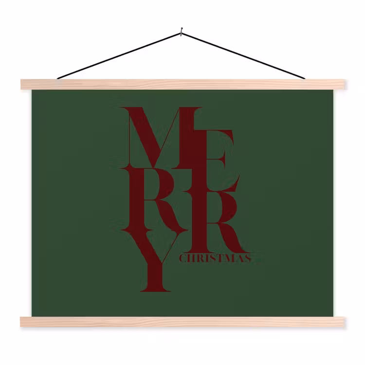 Schoolplaat - Merry - Tekst - Groen - Kerst — 1