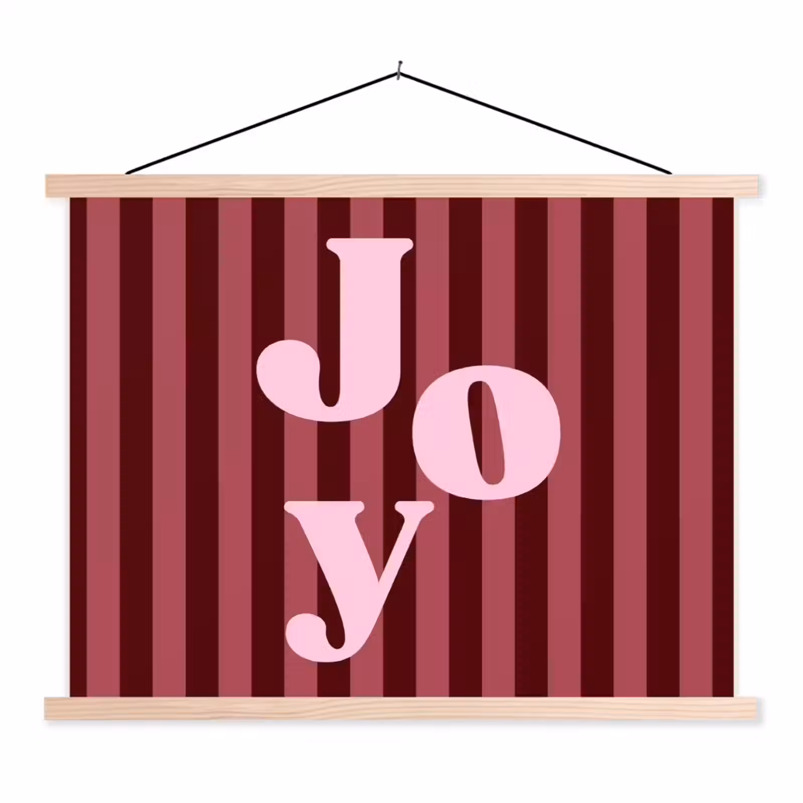 Schoolplaat - Joy - Kerst - Tekst - Roze — 1