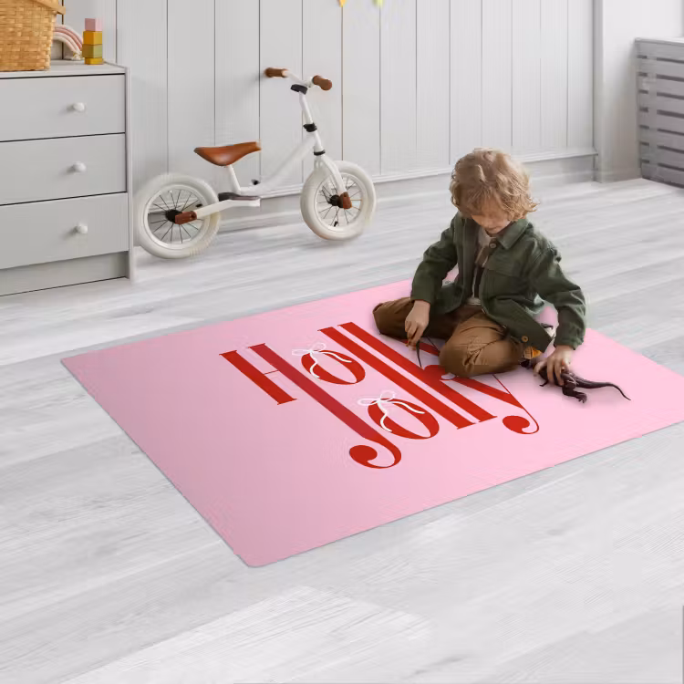 Speelkleed - Kerst - Tekst - Rood - Roze — 2