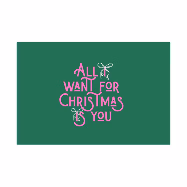 Speelkleed - Kerst - Tekst - Roze - Groen — 1