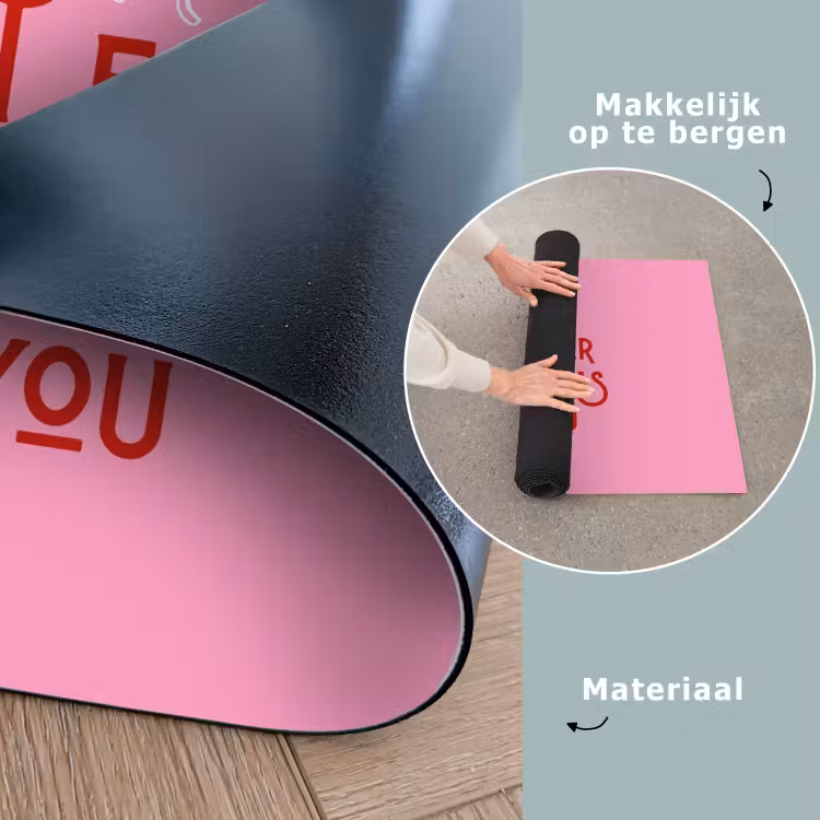 Speelkleed - Tekst - Kerst - Roze - Rood — 6